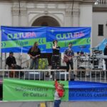 "Miss Bolivia" cantó en la nueva edicion de "Cultura viva"