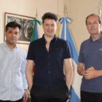 Stadnik recibió a Iñaki Urlezaga antes de su clase magistral