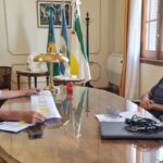 El Intendente Daniel Stadnik volvió a reunirse con el Presidente de la Sociedad Rural, Mario Reymundo. 