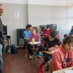 El intendente Daniel Stadnik recorrió obras en establecimientos educativos