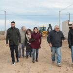 EL INTENDENTE VISITÓ EL AVANCE DE OBRAS DE VIVIENDAS CON FUNCIONARIOS DEL MINISTERIO DE HÁBITAT PROVINCIAL