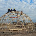 SE CONSTRUYE UN INVERNADERO EN EL INGRESO AL PARQUE AMBIENTAL